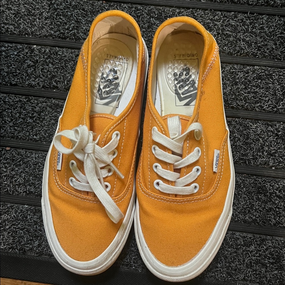 Vans Yellow Canvas Shoes